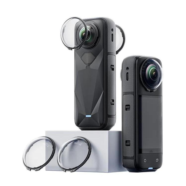 For Insta360 X5 Camera aMagisn Lens Guard Protector Detachable Anti-Scratch Glass Cover, Standard Edition
