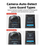 For Insta360 X5 Camera aMagisn Lens Guard Protector Detachable Anti-Scratch Glass Cover, Standard Edition