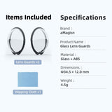 For Insta360 X5 Camera aMagisn Lens Guard Protector Detachable Anti-Scratch Glass Cover, Standard Edition