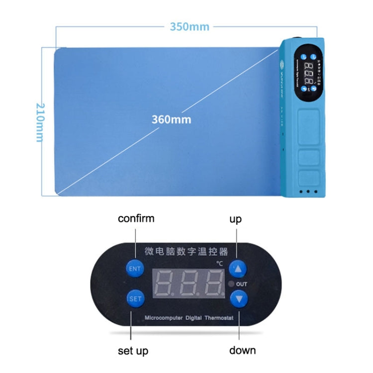 SUNSHINE S-918E LCD Screen Removal Treasure Mobile Phone Repair Heating Pad, US Plug, SUNSHINE S-918E(US Plug)