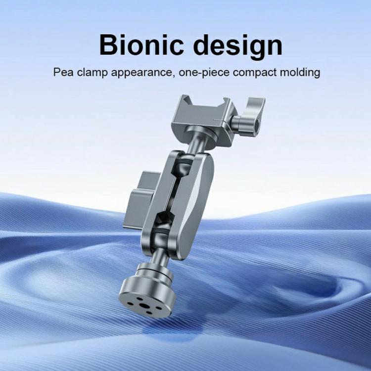 SX-Pj29 For Camera Photography 360 Degree Adjustable Magic Arm Bracket Dual Ball Head Anti-Slip Mount, SX-Pj29 Dual Ball Head Mount