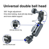 SX-Pj29 For Camera Photography 360 Degree Adjustable Magic Arm Bracket Dual Ball Head Anti-Slip Mount, SX-Pj29 Dual Ball Head Mount