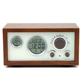 SY-601 Home Multifunctional Retro Wooden Radio Electronic Thermometer Alarm Clock, SY-601 SY-601