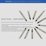 QUICKO T12-KU Black Welding Lead-free Soldering Iron Tip, T12-KU