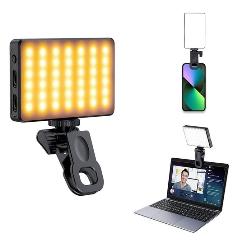 T140 Portable Clip Fill Light Phone Camera Tablet Video Live Selfie Fill Light, T140