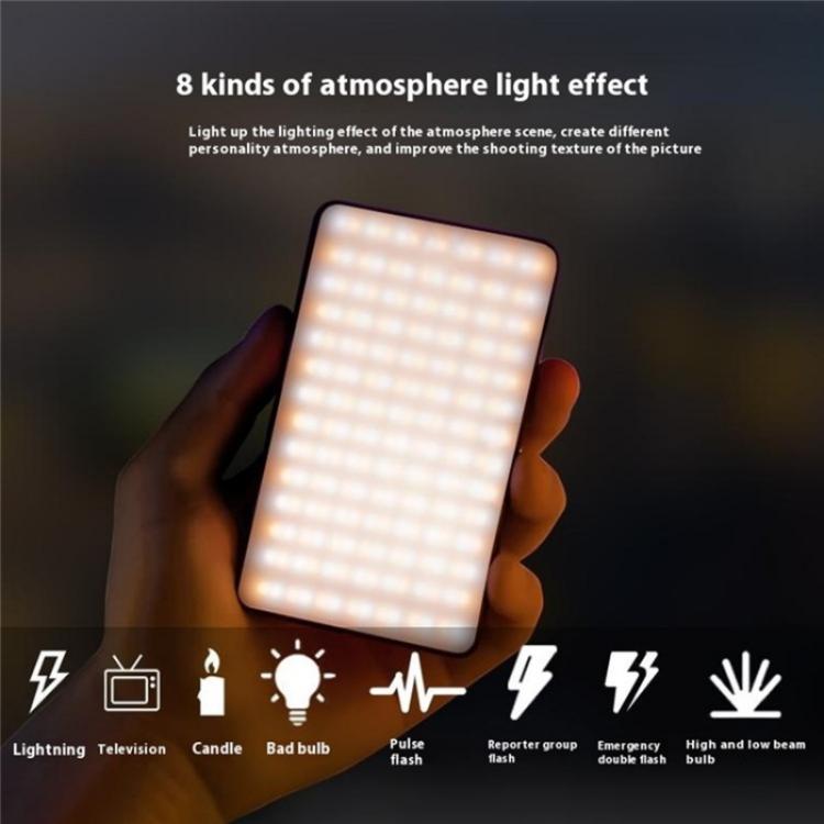 T140 Portable Clip Fill Light Phone Camera Tablet Video Live Selfie Fill Light, T140