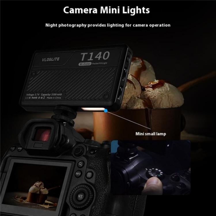 T140 Portable Clip Fill Light Phone Camera Tablet Video Live Selfie Fill Light, T140