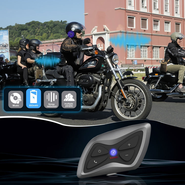 T6plus Motorcycle Helmets Smart Intercom And Bluetooth Headset, T6plus