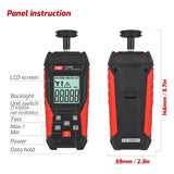 TASI TA500B Contact Measurement Laser Tachometer Digital Display Measuring Speed Meter, TA500B Contact Measurement