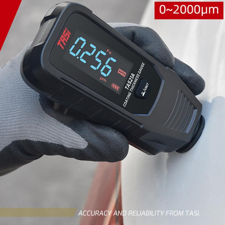 TASI TA521A Car Paint Film Meter Paint Surface Tester Coating Thickness Gauge, TA521A