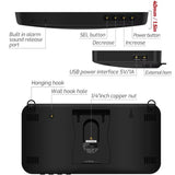 TRSI TA623A Industrial Wall-mounted Thermometer Hygrometer, Built-in Probe, TA623A