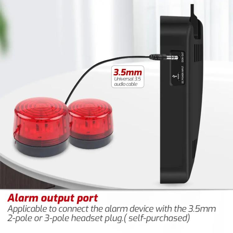TRSI TA623B Industrial Wall-mounted Thermometer Hygrometer, External 5-meter Probe, TA623B