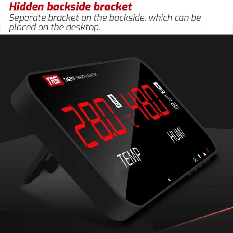 TRSI TA623B Industrial Wall-mounted Thermometer Hygrometer, External 5-meter Probe, TA623B