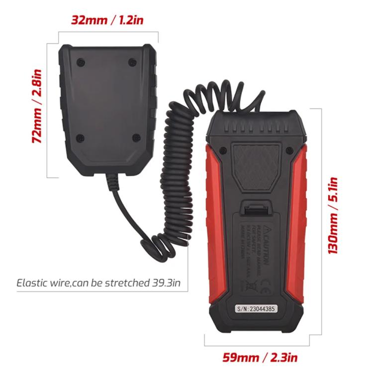 TRSI TA630B Separable Digital Lux Meter Light Brightness Measuring, TA630B