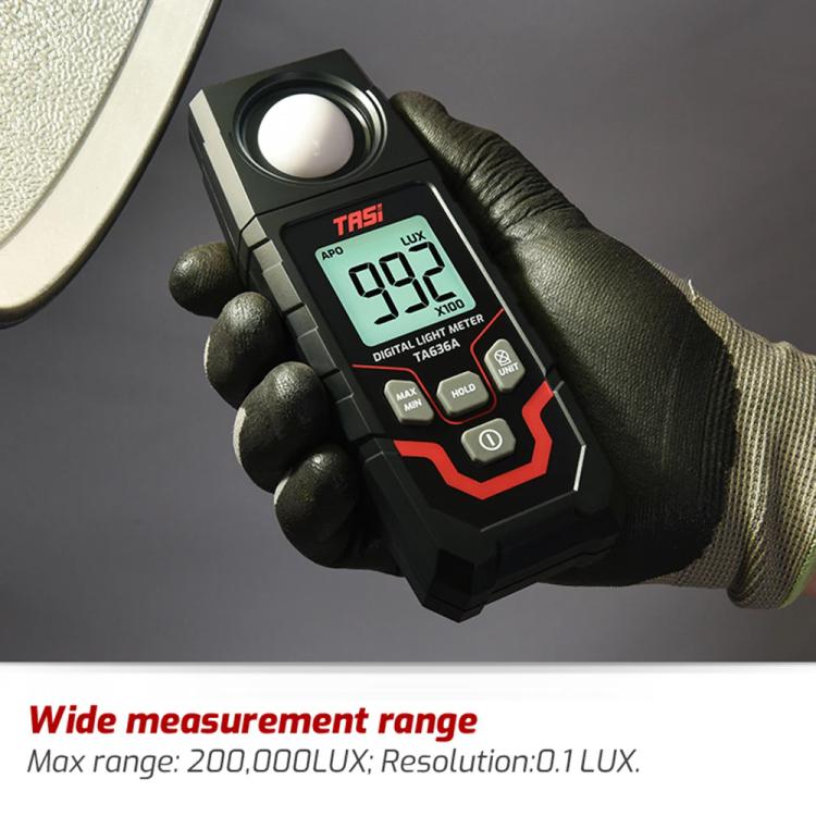 TRSI TA636B Integrated Digital Lux Meter Light Brightness Measuring Support BT, TA636B