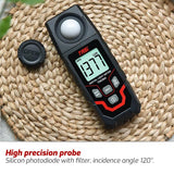 TRSI TA636B Integrated Digital Lux Meter Light Brightness Measuring Support BT, TA636B