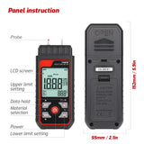 TASI TA661B Wood Moisture Meter Quickly Measure Moisture Content Tester Temperature Humidity Detector, TA661B