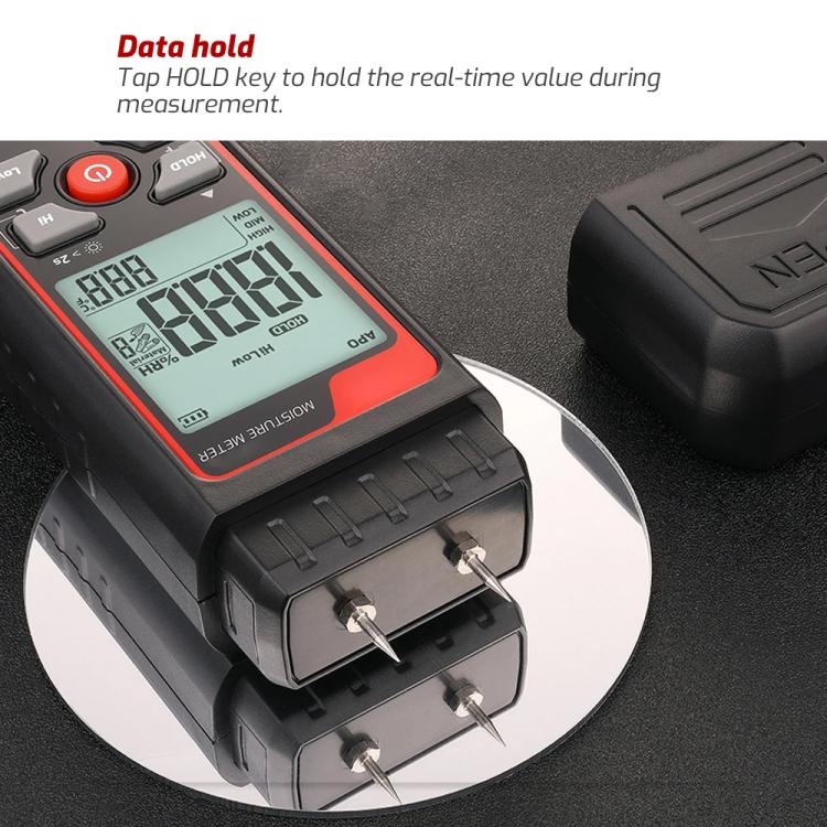 TASI TA661B Wood Moisture Meter Quickly Measure Moisture Content Tester Temperature Humidity Detector, TA661B