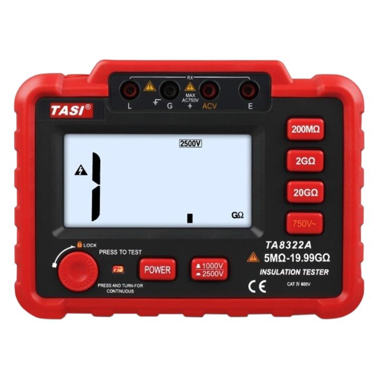 TASI TA8322A High Voltage Digital Electronic Meter Insulation Resistance Tester, TA8322A TA8322A