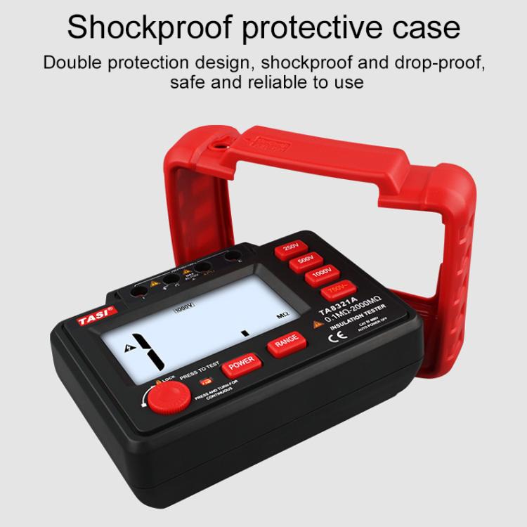 TASI TA8322A High Voltage Digital Electronic Meter Insulation Resistance Tester, TA8322A