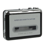 Tape to PC Super USB Cassette to MP3 Converter Capture Audio Music Player, Tape to MP3 Black Tape to MP3 Black