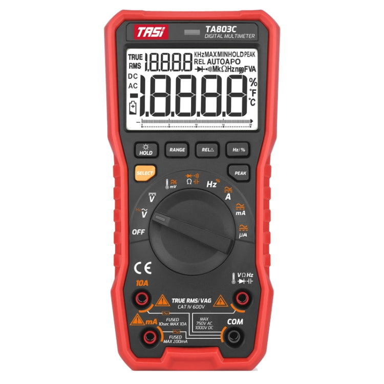 Digital High Precision Multimeter Digital Display Household Multifunction Electrician Multimeter, TASI TA803A, TASI TA803B, TASI TA803C TASI TA803C