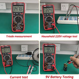 Digital High Precision Multimeter Digital Display Household Multifunction Electrician Multimeter, TASI TA803A, TASI TA803B, TASI TA803C