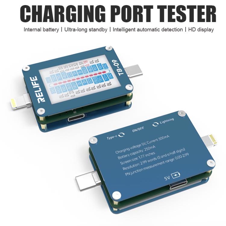 Type-C / 8 Pin Tail Plug Tester Automatically Locks Fault Points, TB-09