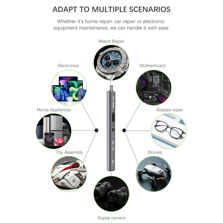 TBK 007 Adjustable Multifunctional Grinding Screwdriver Set, TBK 007