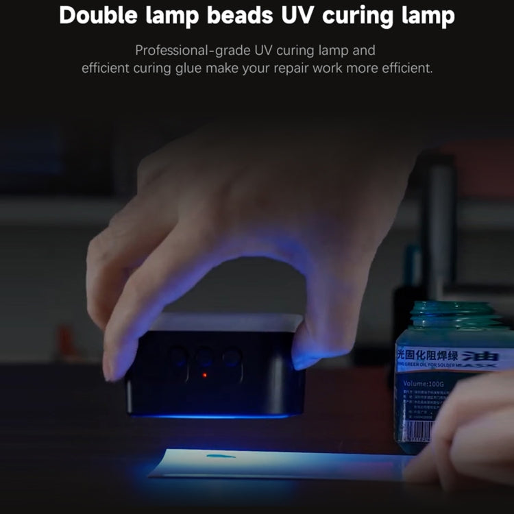 TBK F001 3 in 1 Smoking & UV Curing & Filtration Smoke Exhaust Multifunctional Fan, TBK F001