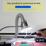 TBK Anti-static Sucking Smoke Instrument Mobile Phone Chip Circuit Board Welding Smoke Evacuator, TBK Smoke Instrument