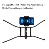 For Gopro11 / 10 / 9 / Action 3 / 2 TELESIN TE-FM-001 Action Camera Hanging Net Bracket, TE-FM-001