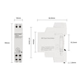 SINOTIMER TM608 Smart WiFi Single-Phase Power Meter Mobile App Home Rail Meter 16A 100-240V, TM608