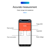 SINOTIMER TM608 Smart WiFi Single-Phase Power Meter Mobile App Home Rail Meter 16A 100-240V, TM608
