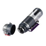 Teloy TNY-9601 650ML Portable Snap Cap Space Cup Bottle, Applicative Water Temperature: ﹣20 ~ 120 Celsius Degrees, TNY-9601 (Light Grey + Green), TNY-9601 (Grey + Orange), TNY-9601 (Dark Grey + Red)