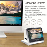 Tonivent TON170 14 Mega Pixels 5 inch HD Screen Film Scanner, TON170 White