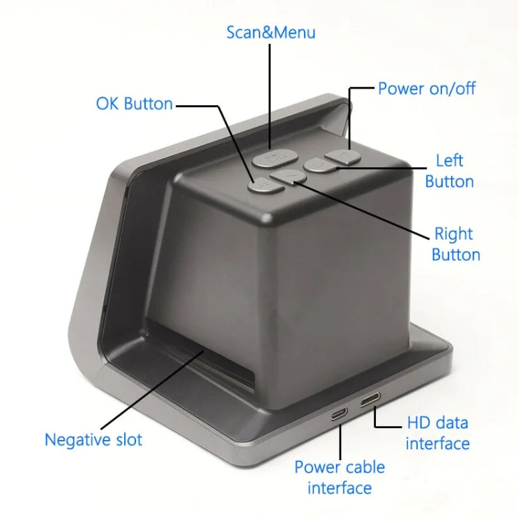 Tonivent TON171 22 Mega Pixels 5 inch HD Screen Film Scanner, TON171