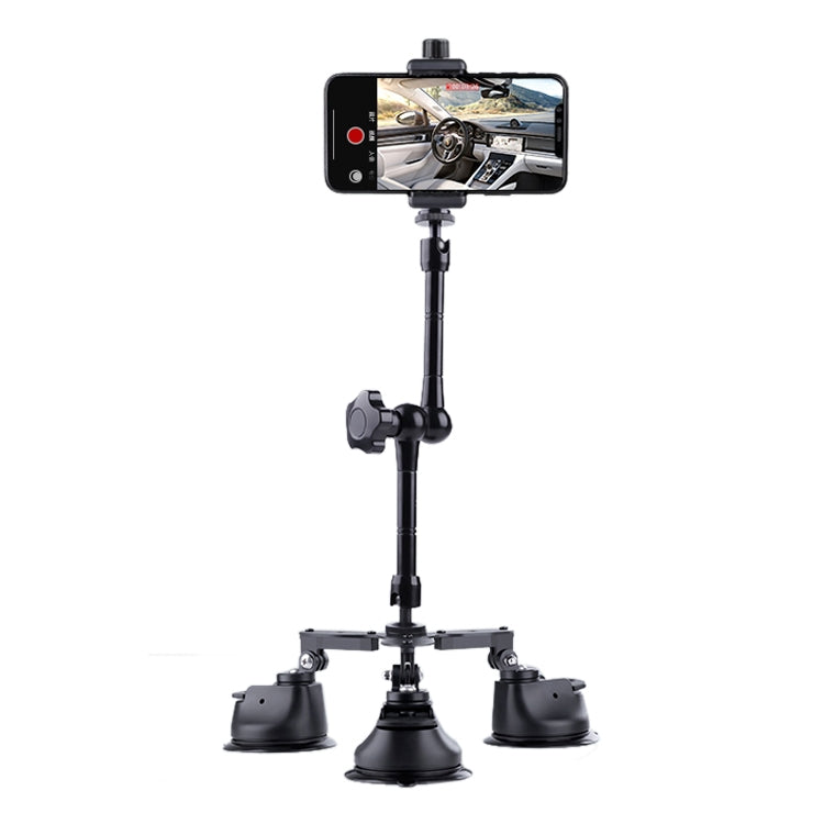 Tri-leg Suction Cup Articulating Friction Magic Arm Phone Clamp Mount, Tri-leg Suction Cup Magic Arm Tri-leg Suction Cup Magic Arm
