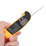 TS-BY52-Y Kitchen Food Cooking BBQ Foldable Waterproof Probe Thermometer(Yellow), TS-BY52-Y TS-BY52-Y