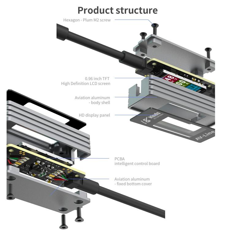 18 Kinds AV-Line Pro 1.2m Intelligent Detection Charging Data Cable, Type-C to 8 Pin, Type-C to Type-C