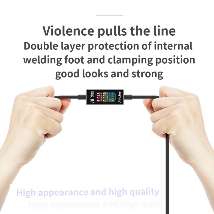 18 Kinds AV-Line Pro 1.2m Intelligent Detection Charging Data Cable, Type-C to 8 Pin, Type-C to Type-C