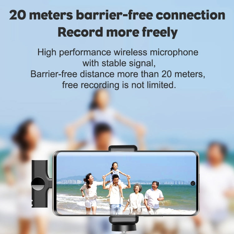 Type-C / USB-C Interface Live Broadcast Wireless Lavalier Microphone, Type-C