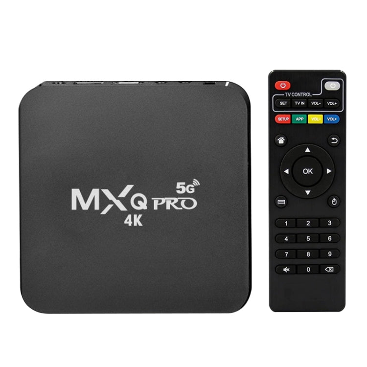 MXQ Pro 5G 1280 x 720 Full HD Media Player 1GB+8GB RK30Board Quad Core Android 7.1 TV Box with Remote Control EU Plug