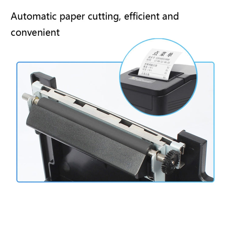 Xprinter XP-A160M Thermal Printer Catering Bill POS Cash Register Printer, UK Plug, US Plug, EU Plug