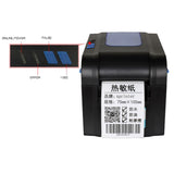 Xprinter XP-370B Barcode Printer Self-adhesive QR Code Printer Label Clothing Tag Thermal Ticket Machine, UK Plug, US Plug, EU Plug