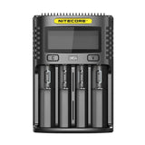 NITECORE Fast Lithium Battery Charger, US Plug, UMS4, UMS2 UMS4