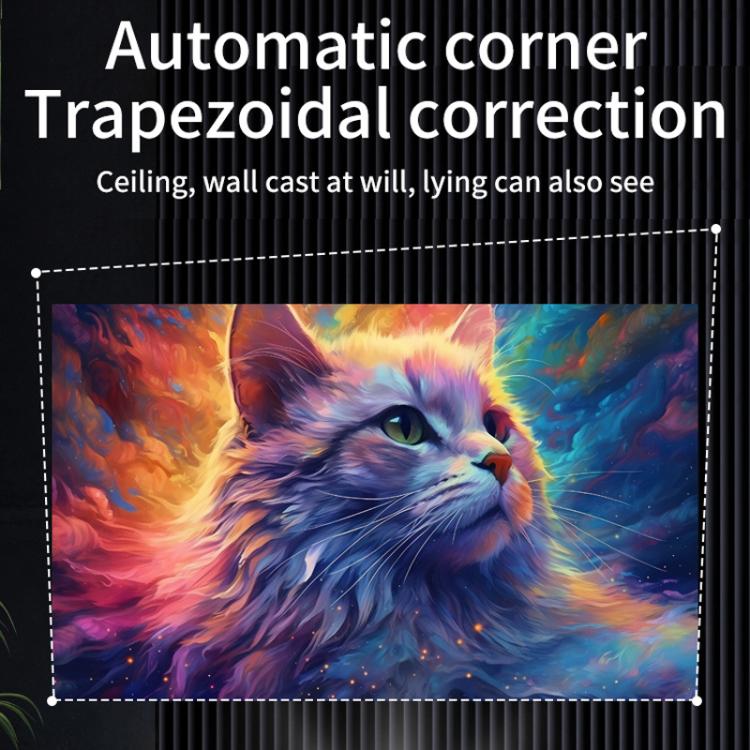 K300 Home 1080P Wireless Projector Mini 4K HD Smart Projector, US Plug, EU Plug, UK Plug, AU Plug