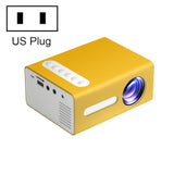 T300 25ANSI LED Portable Home Multimedia Game Projector, US Plug US Plug Yellow