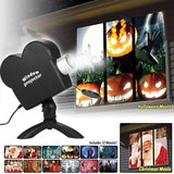 Christmas Halloween Laser Projector Mini Window Home Theater Projector, US Plug, UK Plug, AU Plug