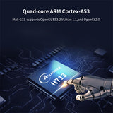 HY300 Smart Projector Android 11.0 System 120 Lumen Portable Projector, US Plug, UK Plug, AU Plug, EU Plug